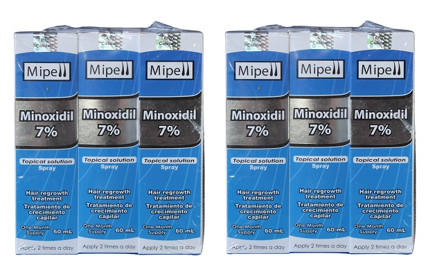 6 minoxidil 7% solucion 60ml